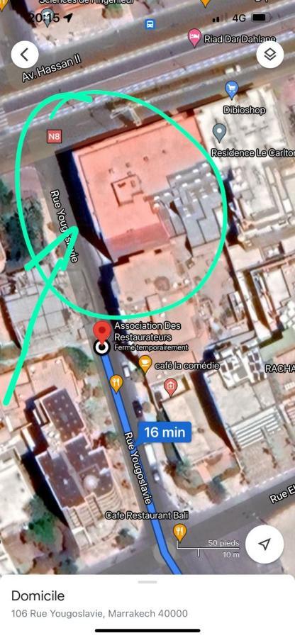 Palace B Av Hassan II Marrakech 40000-Specious Unit#7 Marrakesh Bagian luar foto